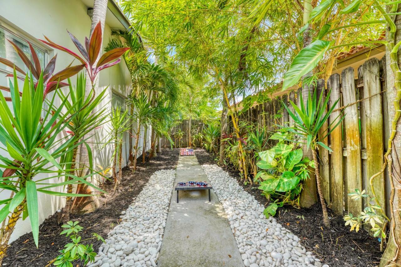 Вилла Luxury Tropical Oasis! Huge Saltwater Pool! 1 Mile To Beach! Форт-Лодердейл Экстерьер фото